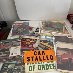 Huge Lot Of Advertising Car Magazines Hot Rod